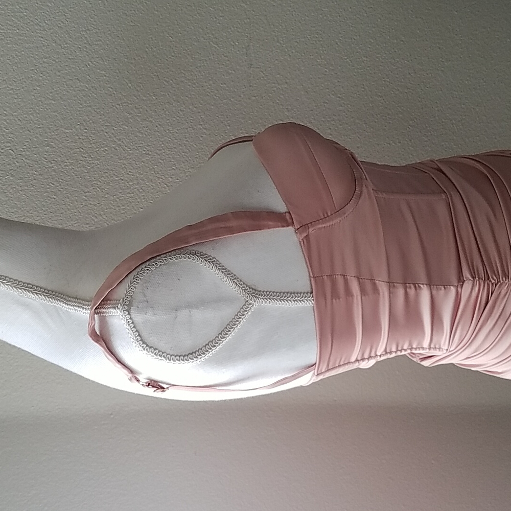 Oh Polly Ruched Corset Satin Minidress - Picture 7 of 12